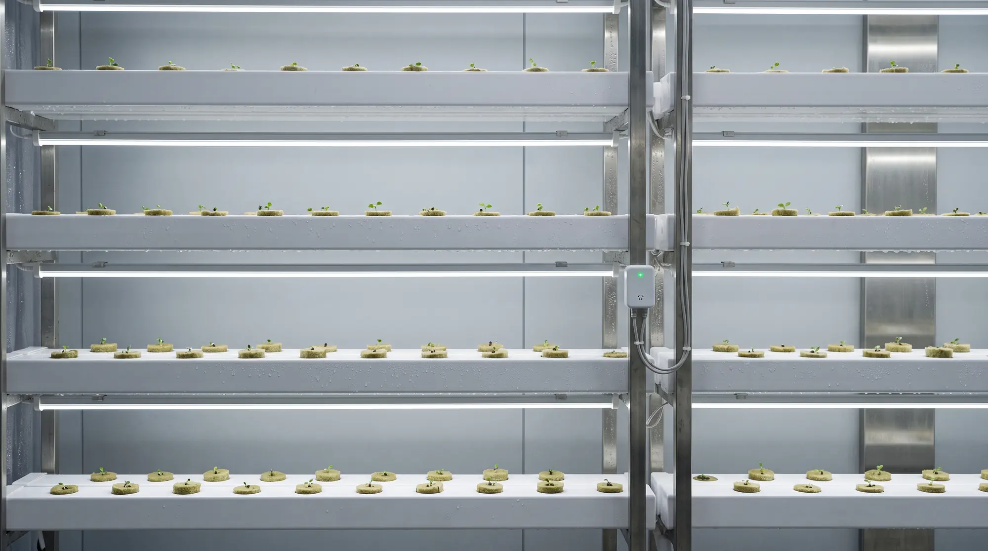 Стеллаж GrowCub: семена SkyGen в минвате